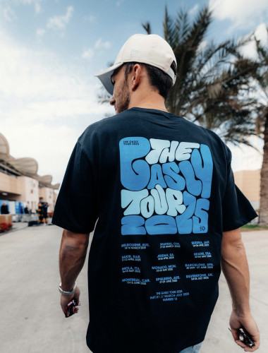 Camiseta negra GASLY TOUR 2025