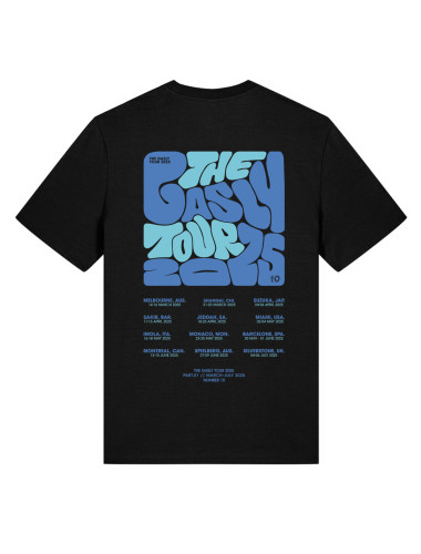 GASLY TOUR 2025 Black T-Shirt