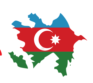 Azerbaïdjan Flag